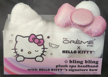 HELLO KITTY AND CREME PLUSH SPA HEADBAND!
