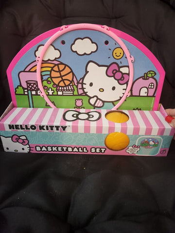 HELLO KITTY BASKETBALL HOOP SET!