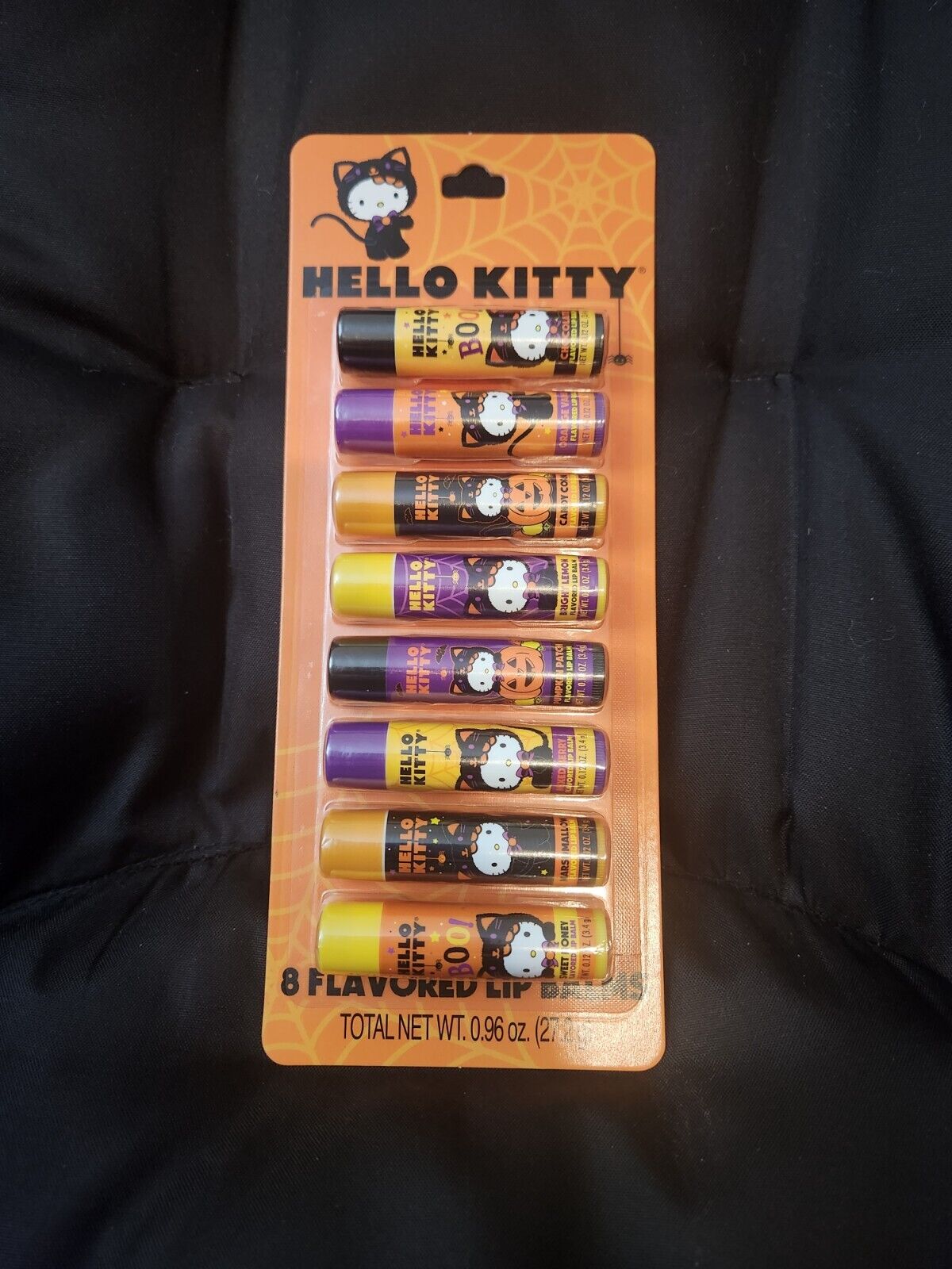 8 HALLOWEEN HELLO KITTY FLAVORED LIP BALMS